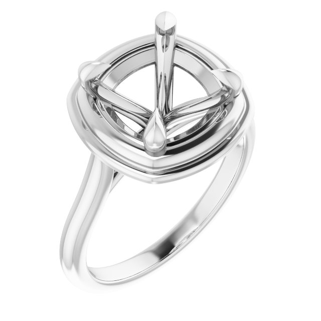Claw-Prong Solitaire Engagement Ring
