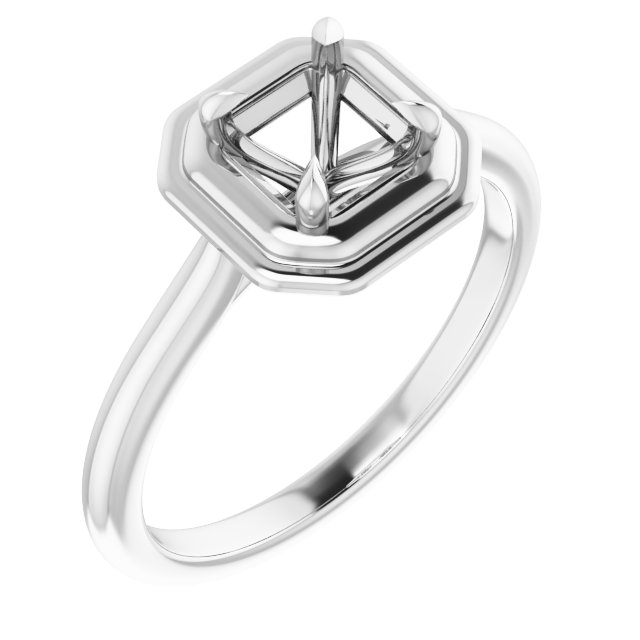 Claw-Prong Solitaire Engagement Ring