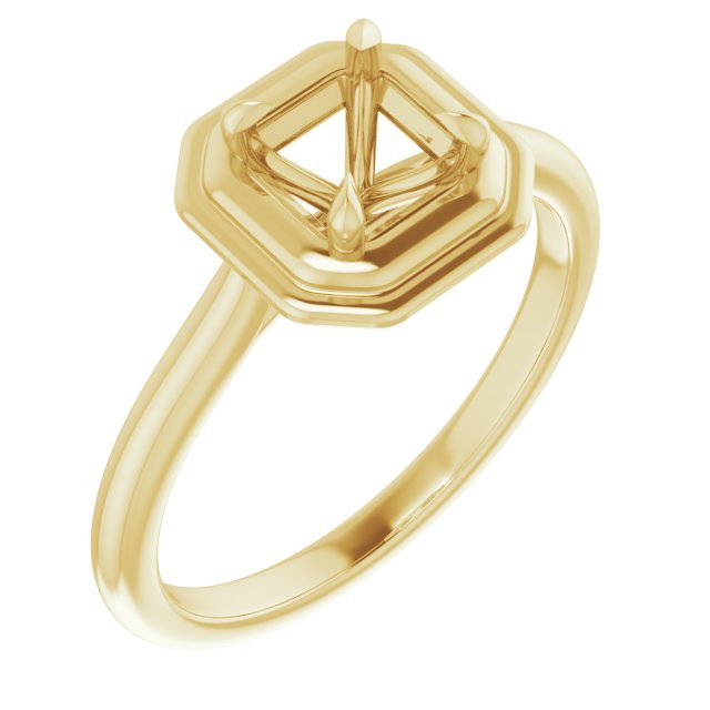 Claw-Prong Solitaire Engagement Ring