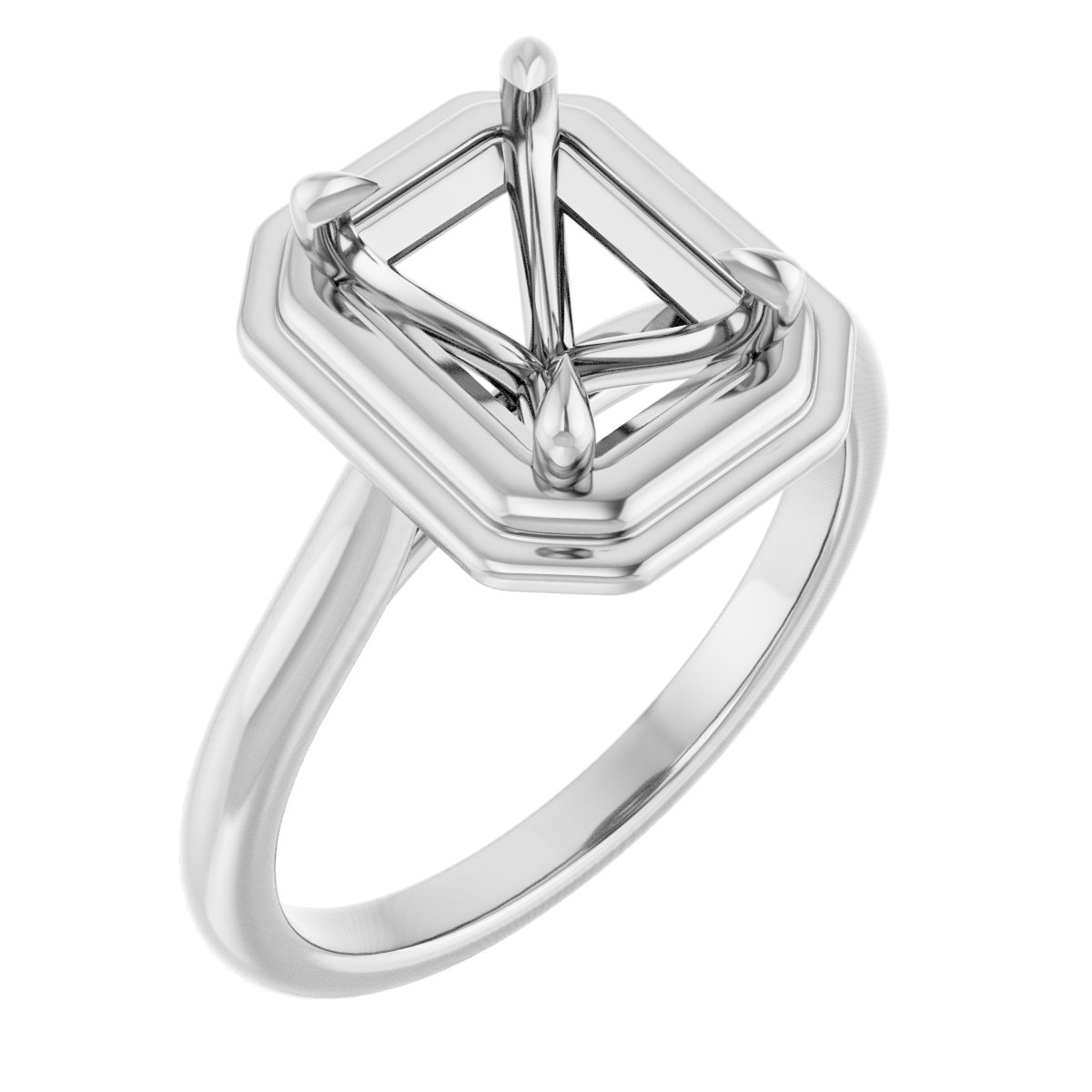 Claw-Prong Solitaire Engagement Ring