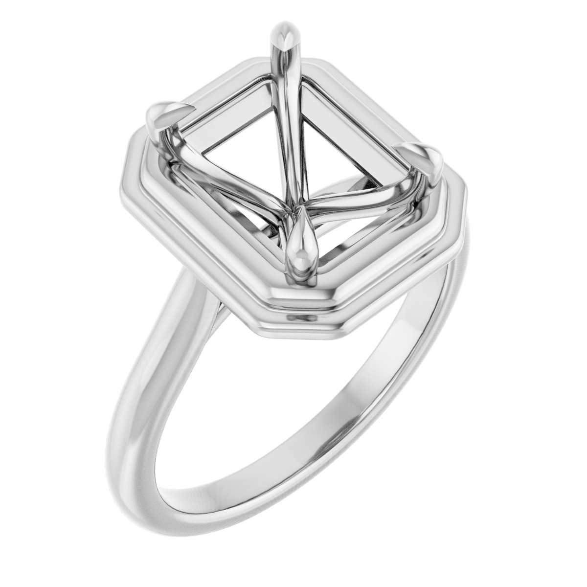 Claw-Prong Solitaire Engagement Ring