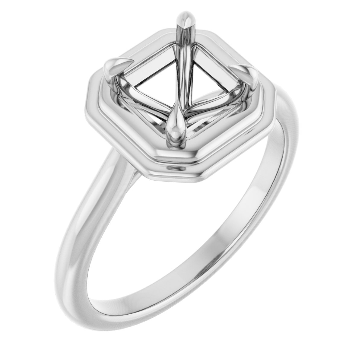 Claw-Prong Solitaire Engagement Ring