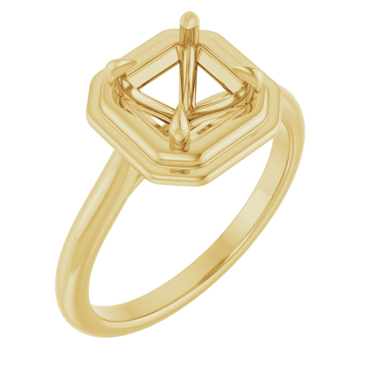Claw-Prong Solitaire Engagement Ring