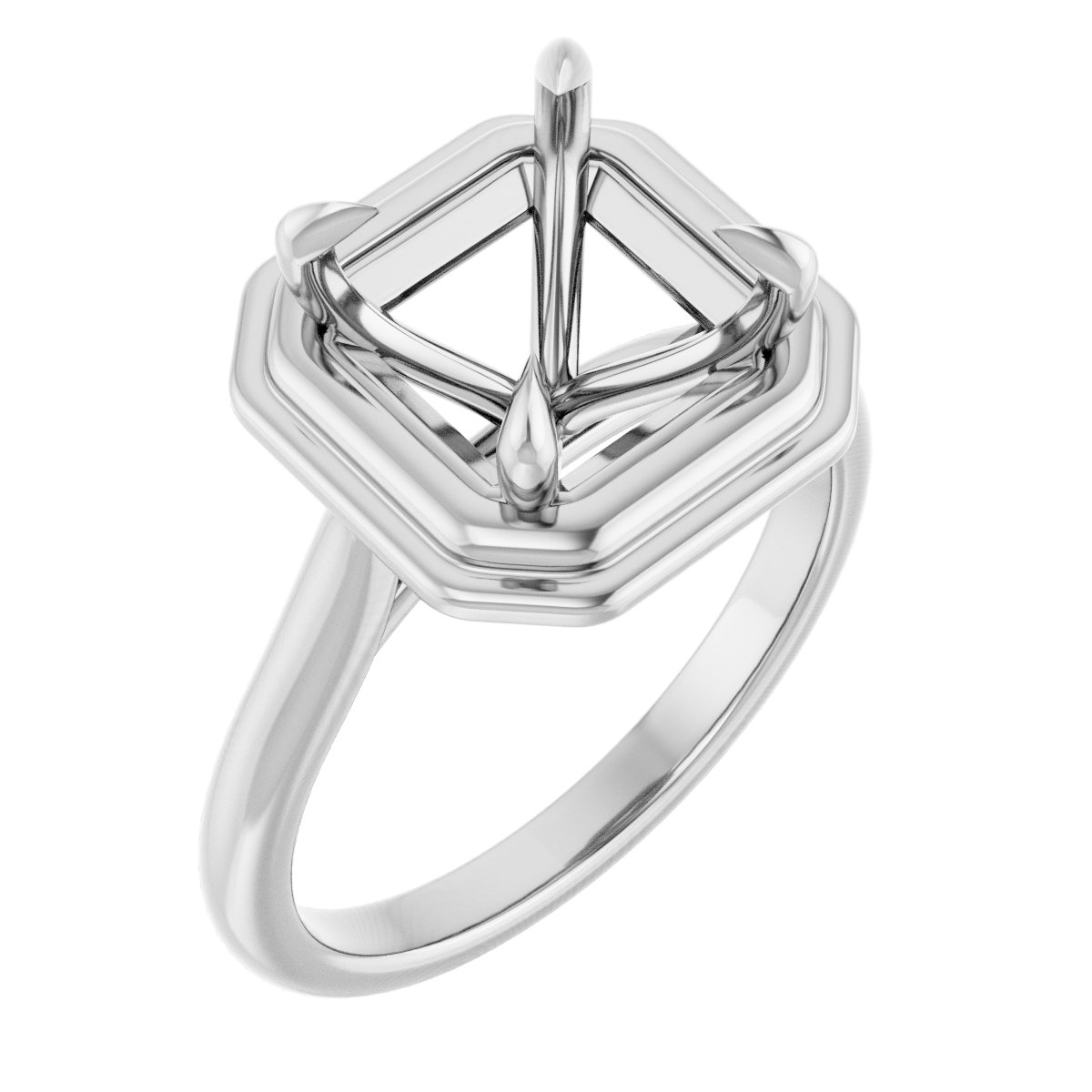 Claw-Prong Solitaire Engagement Ring