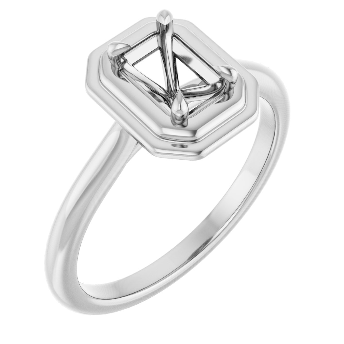 Claw-Prong Solitaire Engagement Ring