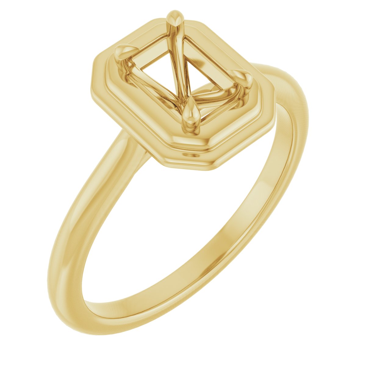 Claw-Prong Solitaire Engagement Ring