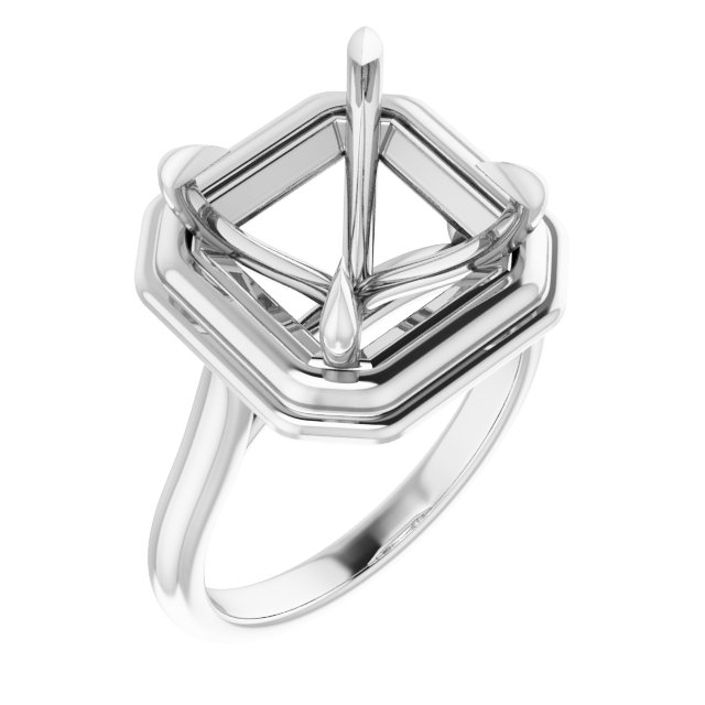 Claw-Prong Solitaire Engagement Ring