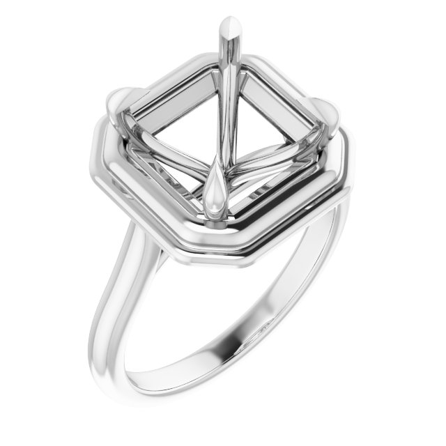 Claw-Prong Solitaire Engagement Ring