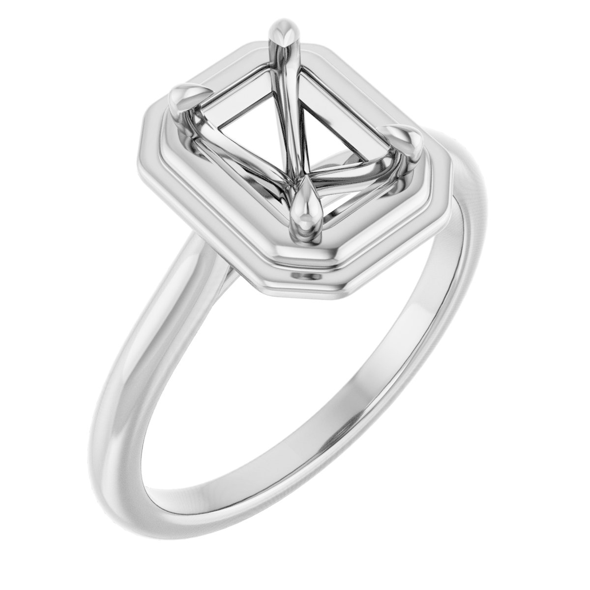 Claw-Prong Solitaire Engagement Ring