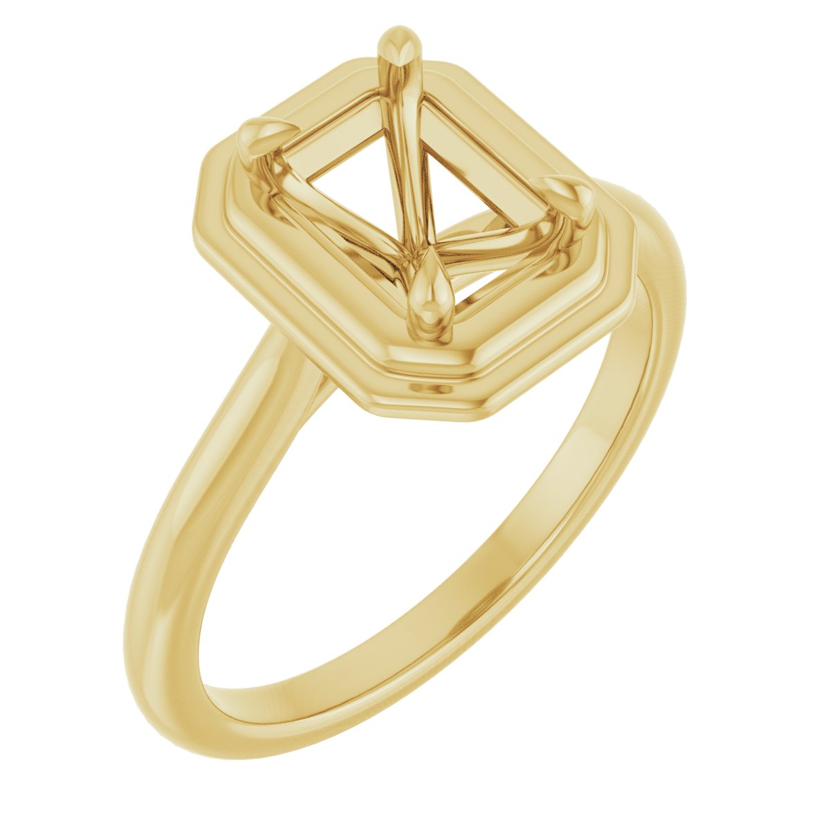 Claw-Prong Solitaire Engagement Ring