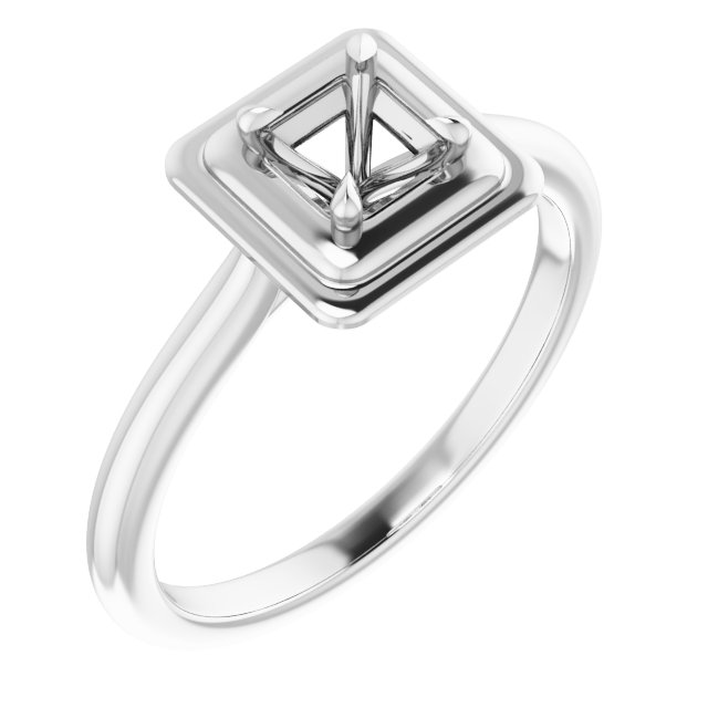 Claw-Prong Solitaire Engagement Ring