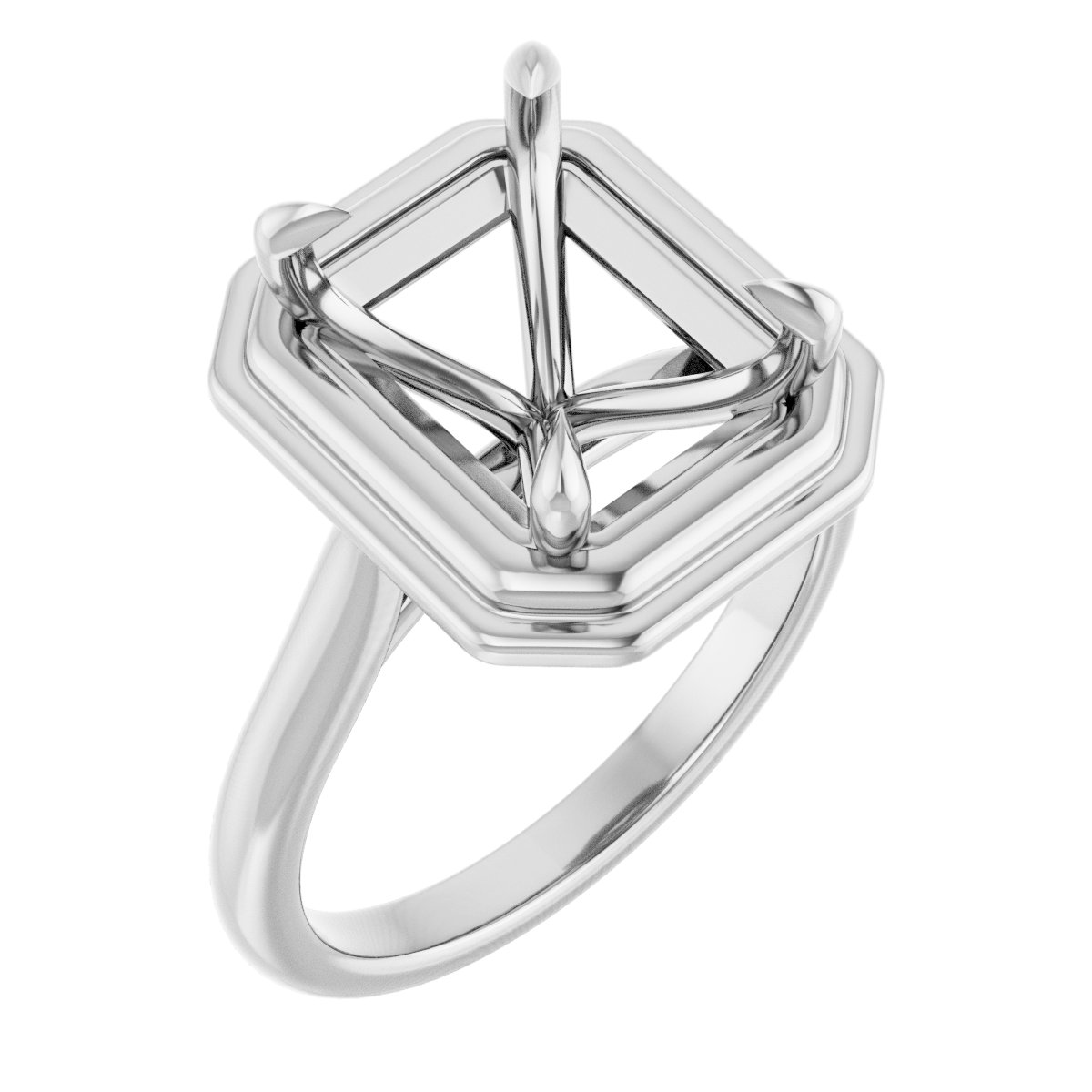 Claw-Prong Solitaire Engagement Ring