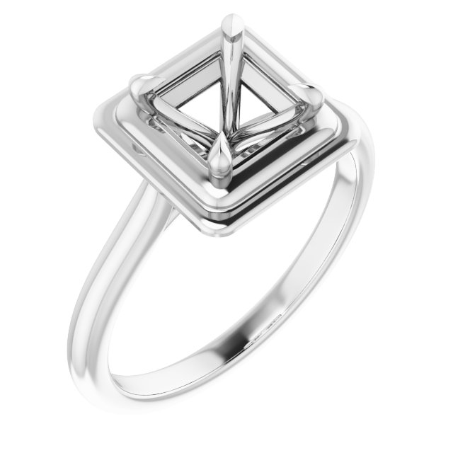 Claw-Prong Solitaire Engagement Ring