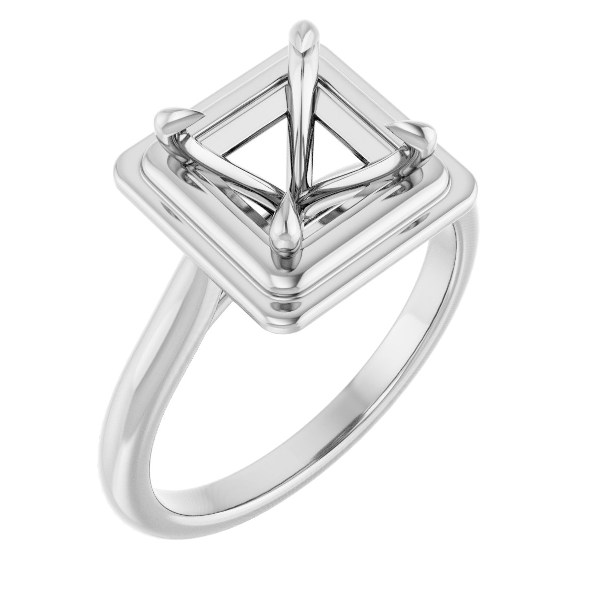 Claw-Prong Solitaire Engagement Ring