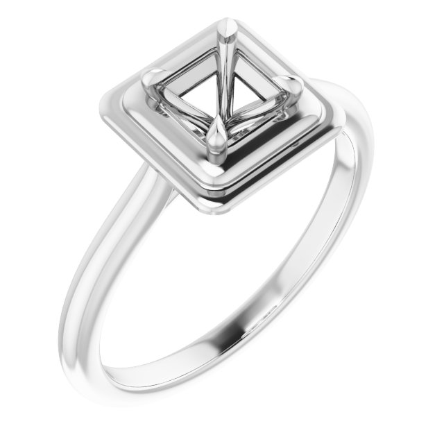 Claw-Prong Solitaire Engagement Ring