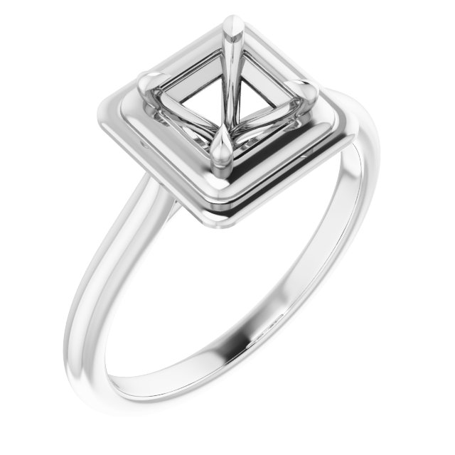 Claw-Prong Solitaire Engagement Ring