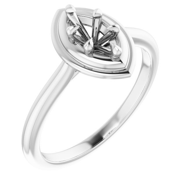 Claw-Prong Solitaire Engagement Ring