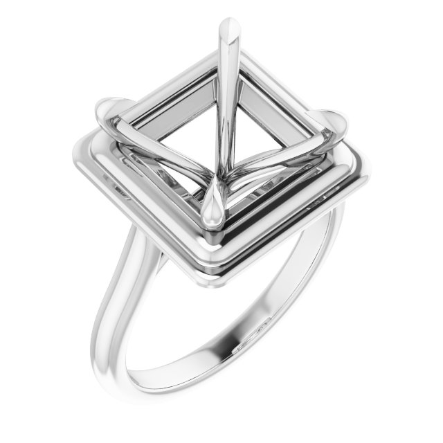 Claw-Prong Solitaire Engagement Ring