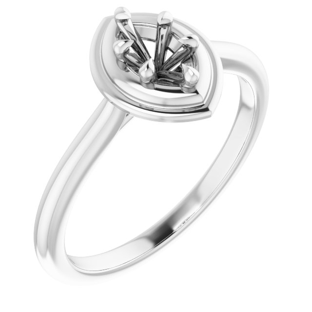 Claw-Prong Solitaire Engagement Ring