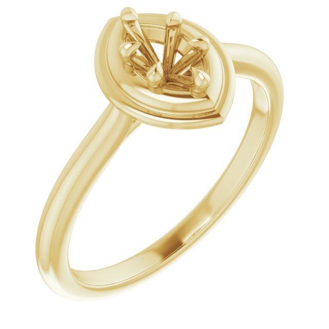 Claw-Prong Solitaire Engagement Ring