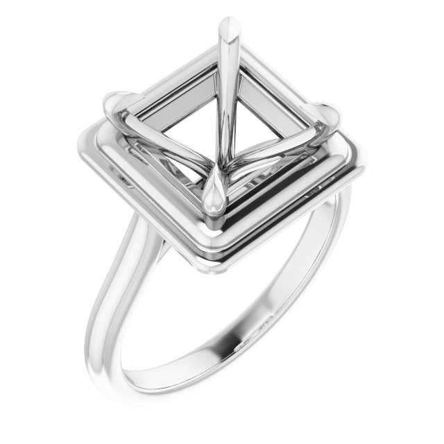 Claw-Prong Solitaire Engagement Ring