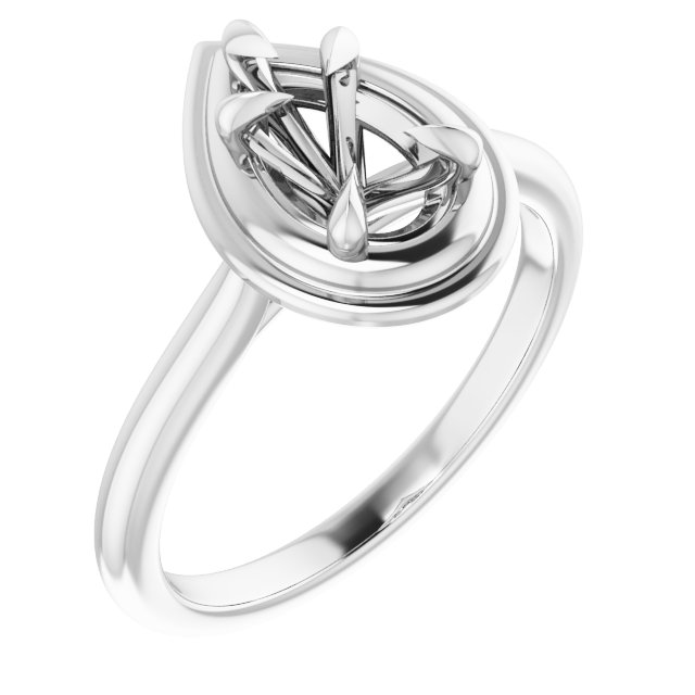 Claw-Prong Solitaire Engagement Ring
