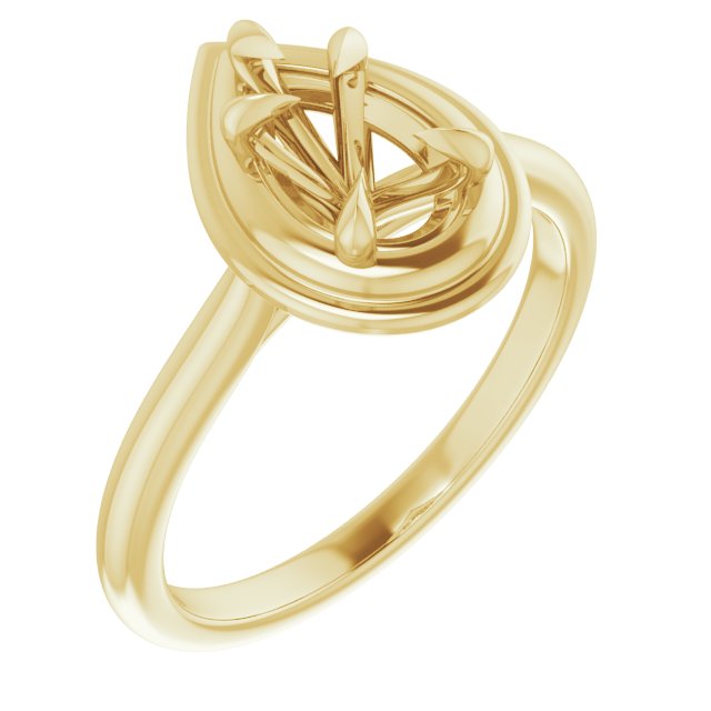 Claw-Prong Solitaire Engagement Ring