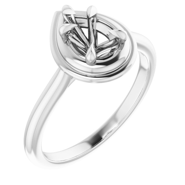 Claw-Prong Solitaire Engagement Ring