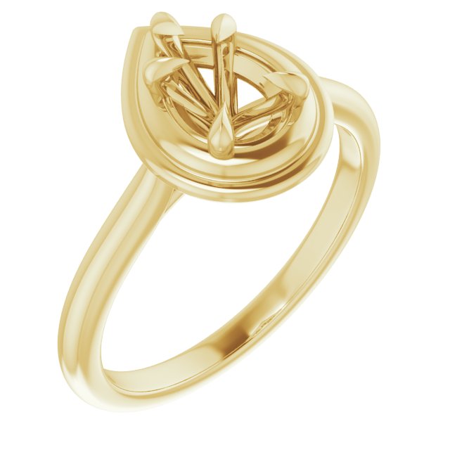 Claw-Prong Solitaire Engagement Ring