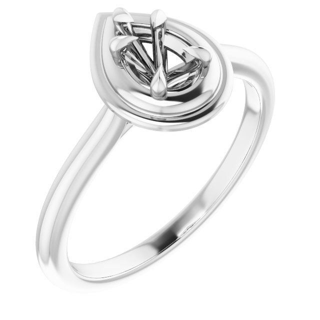 Claw-Prong Solitaire Engagement Ring
