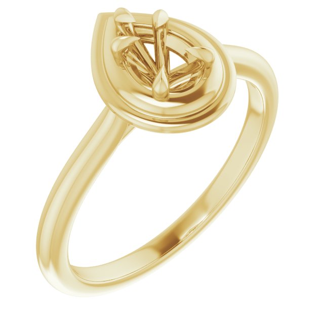 Claw-Prong Solitaire Engagement Ring