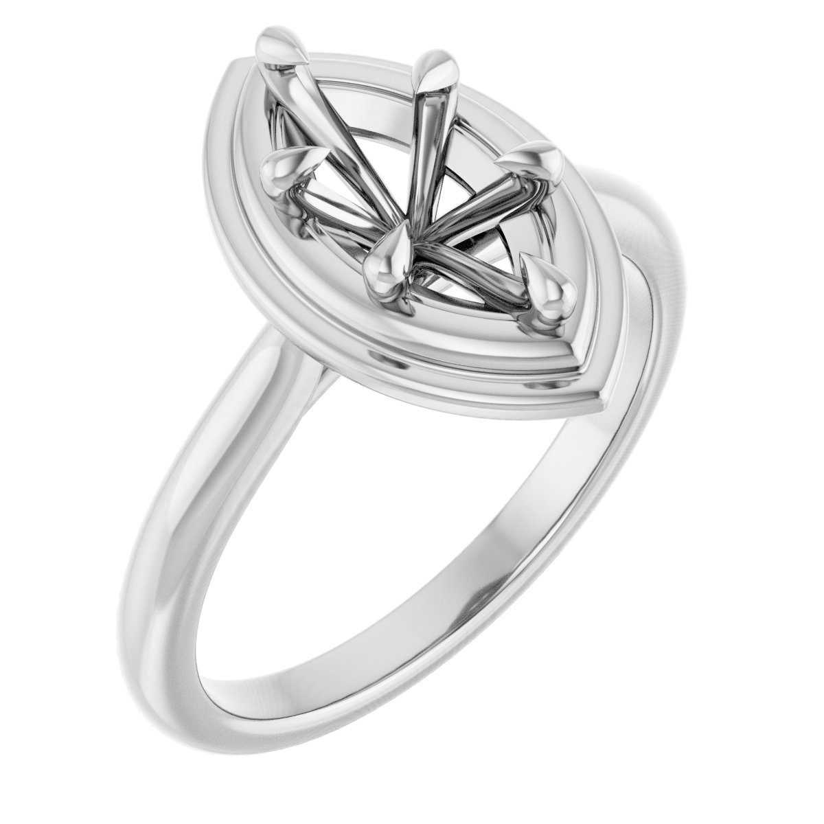 Claw-Prong Solitaire Engagement Ring