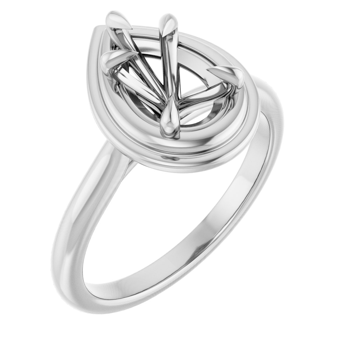 Claw-Prong Solitaire Engagement Ring
