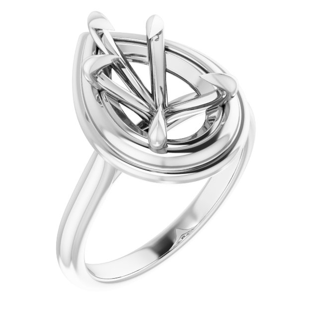 Claw-Prong Solitaire Engagement Ring