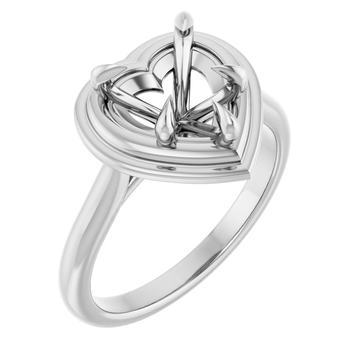 Claw-Prong Solitaire Engagement Ring