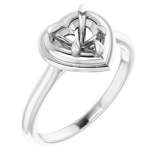 Claw-Prong Solitaire Engagement Ring