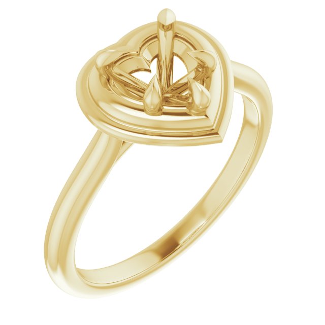 Claw-Prong Solitaire Engagement Ring
