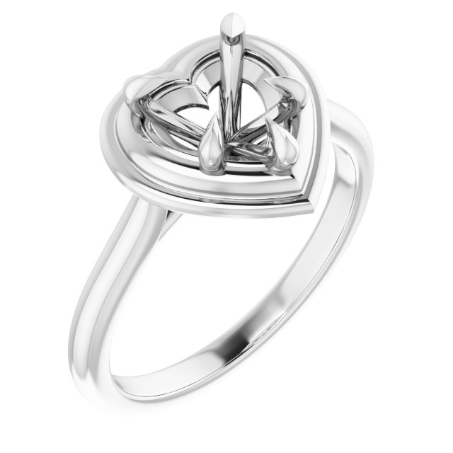 Claw-Prong Solitaire Engagement Ring