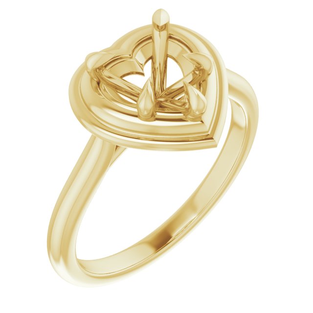 Claw-Prong Solitaire Engagement Ring