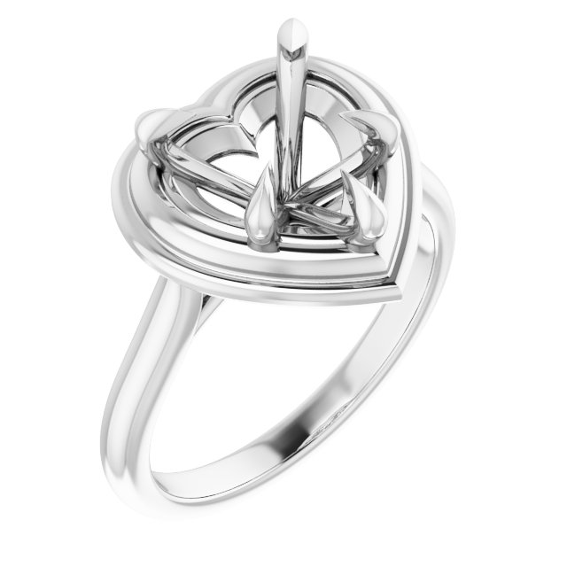 Claw-Prong Solitaire Engagement Ring