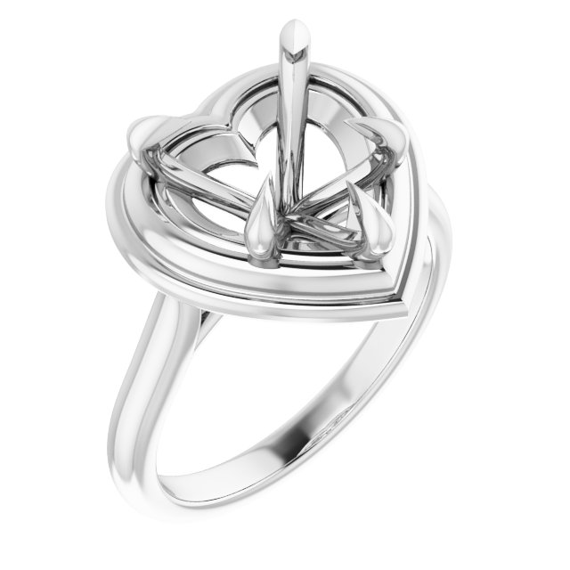 Claw-Prong Solitaire Engagement Ring