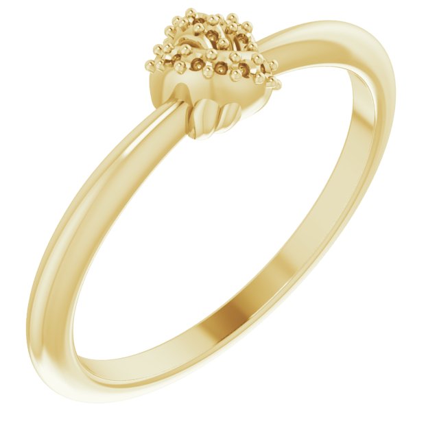 Accented Knot Ring