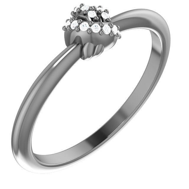 Accented Knot Ring