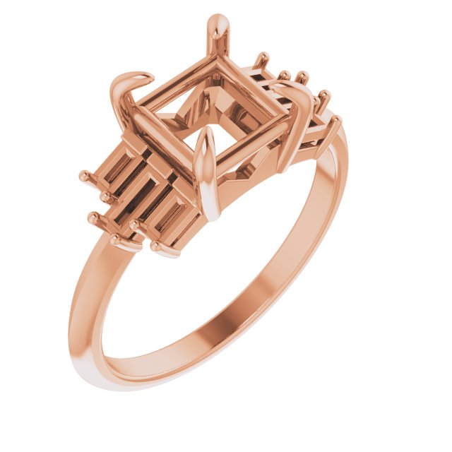 Accented Engagement Ring or Band