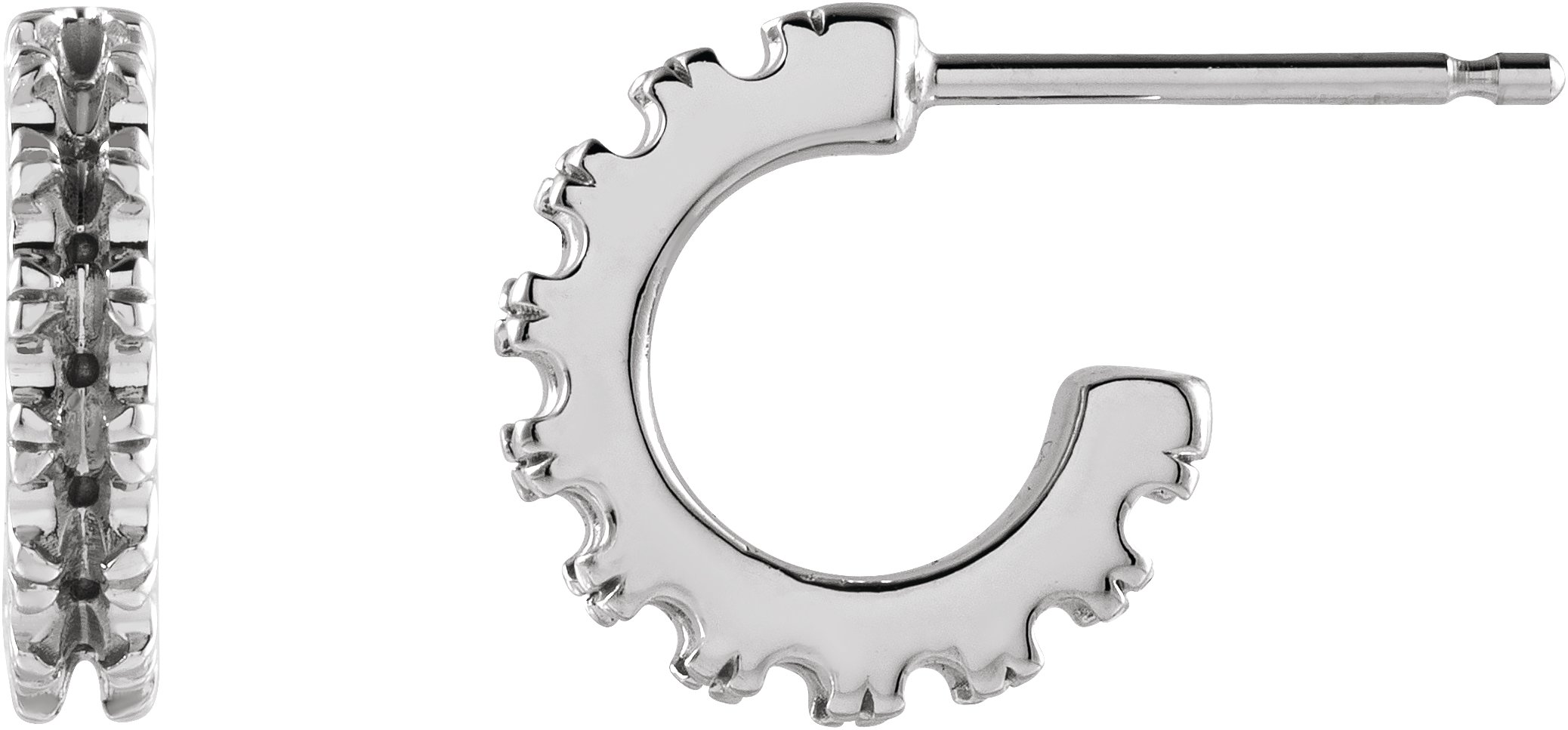 French-Set Hoop Earrings