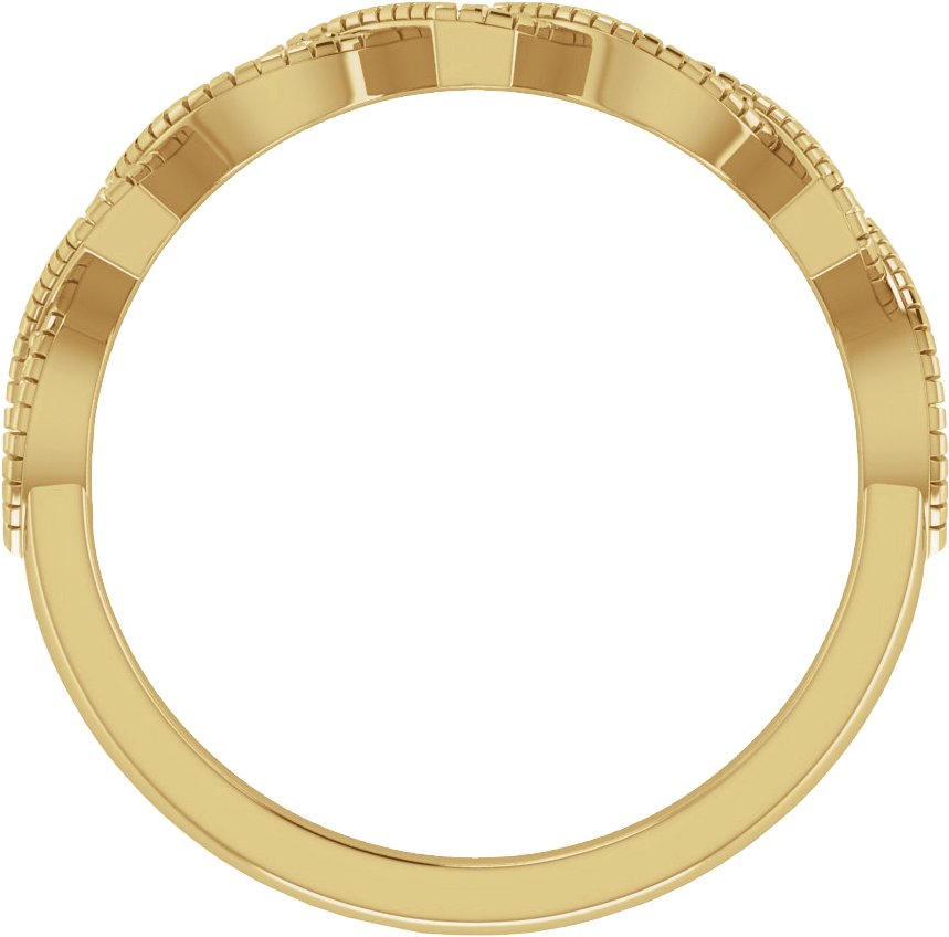 14K Yellow 1/6 CTW Diamond Anniversary Band