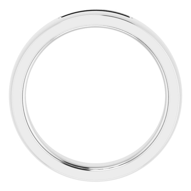 3 mm Square Mens Band Mounting view 2