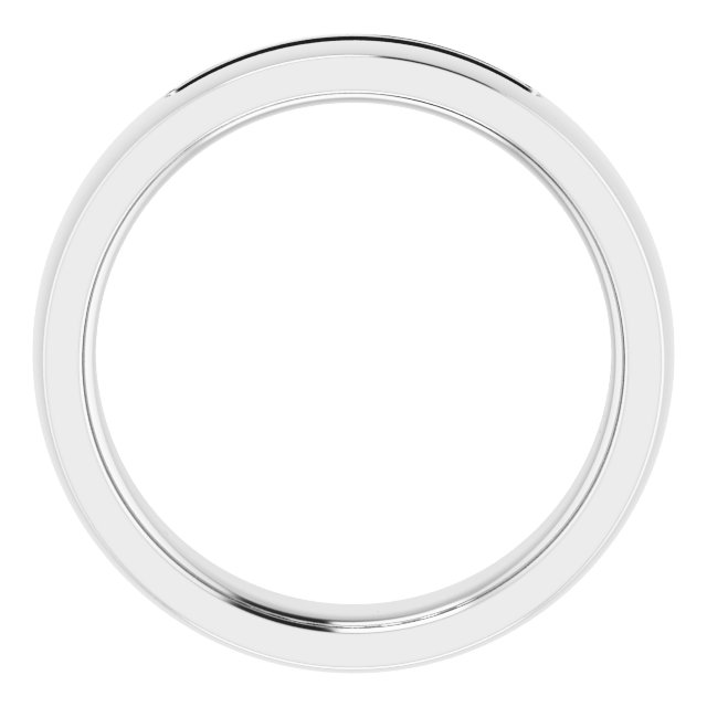 2 mm Square Mens Band Mounting view 2