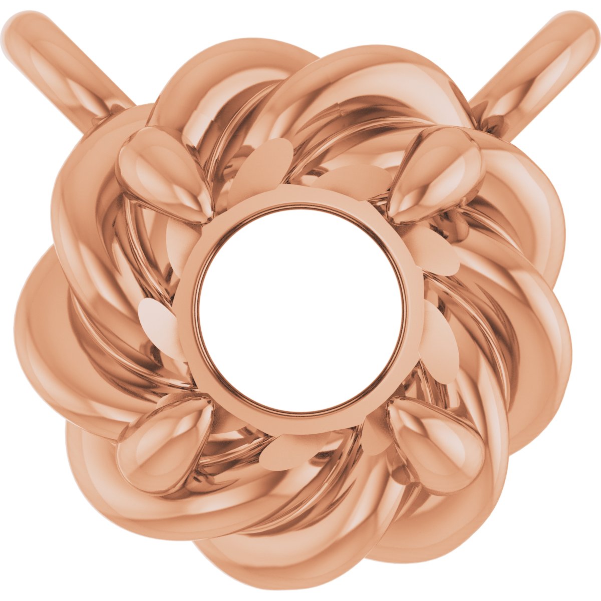Claw-Prong Rope Necklace or Center