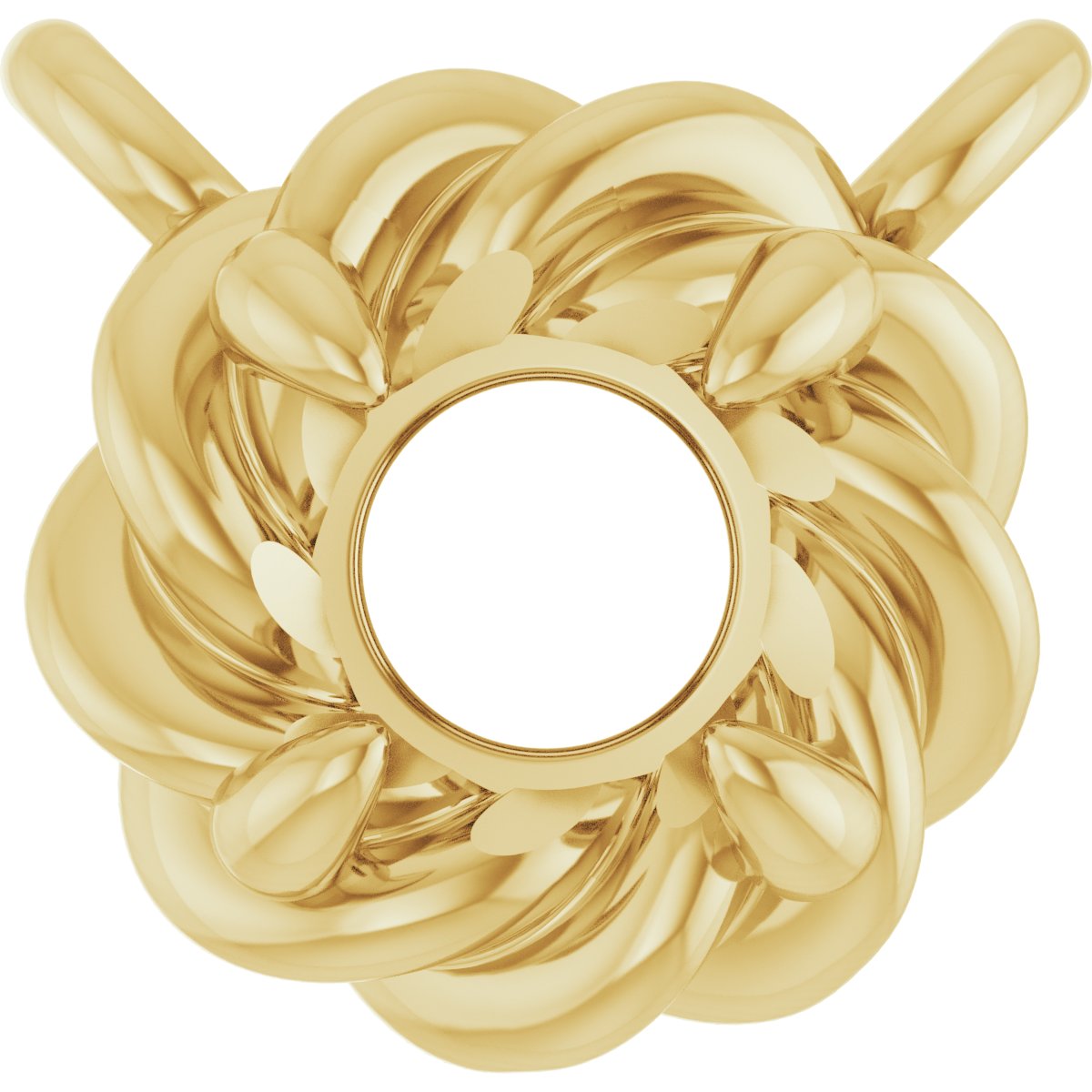 Claw-Prong Rope Necklace or Center